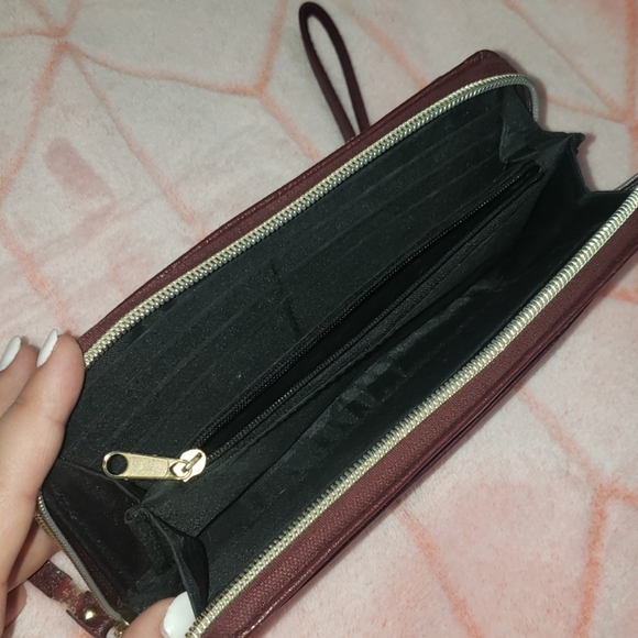 Maroon Large Wallet - Picture 3 of 6